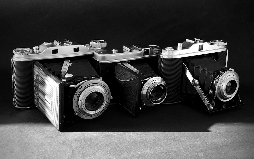 Medium format film cameras