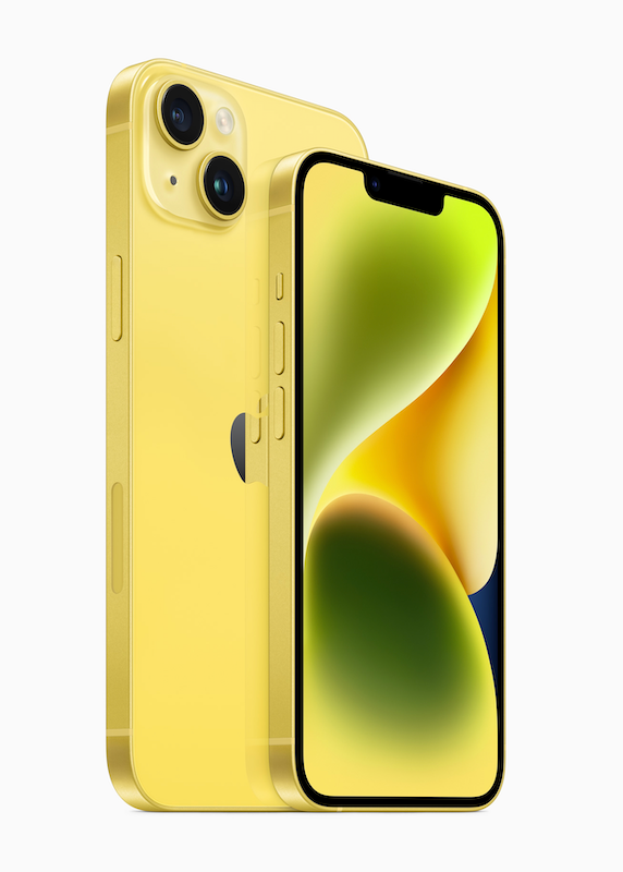 yellow iPhone