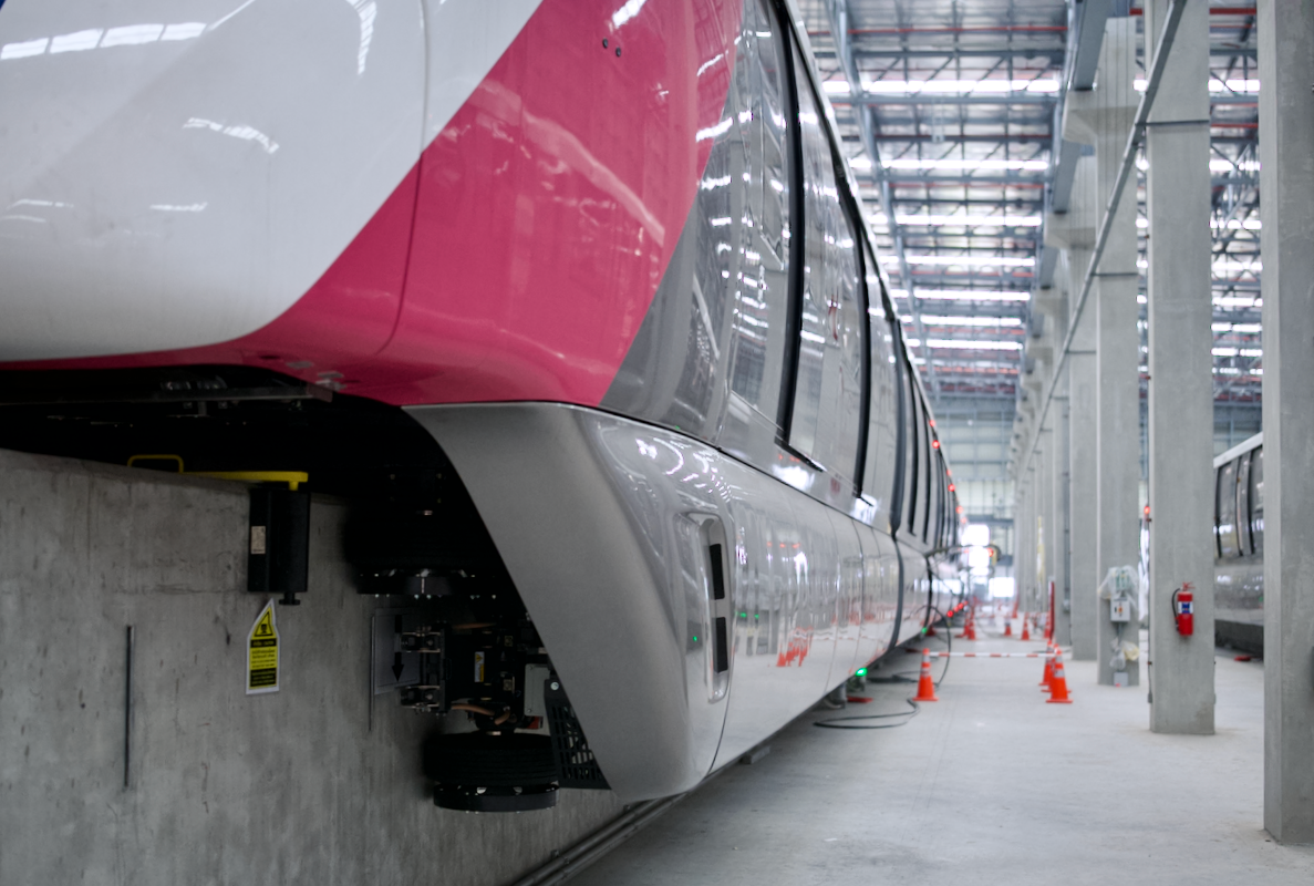 New trainsets in Pink Line workshops