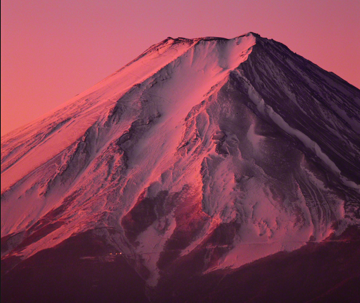 Red Fuji by Oyama Yukio