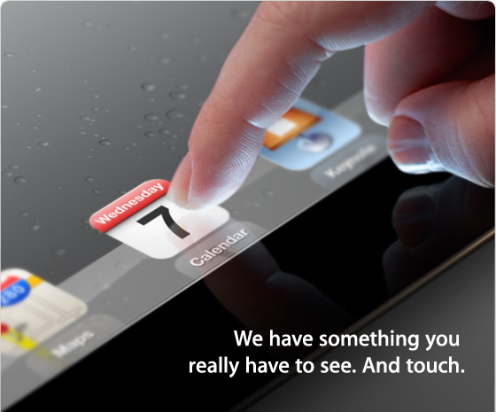 iPad invitation