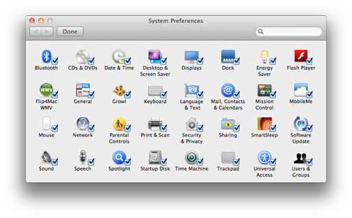 System Preferences