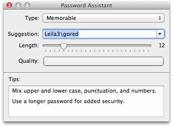 Password Utility