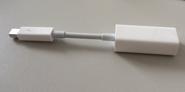 Thunderbolt to Firewire adapter