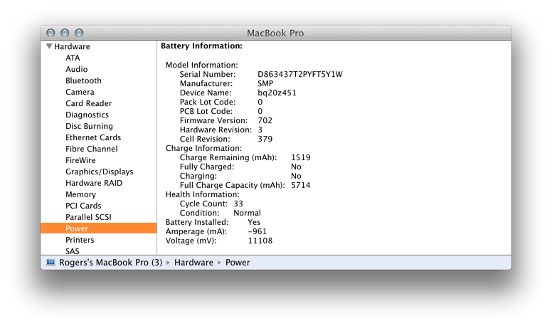 System Info