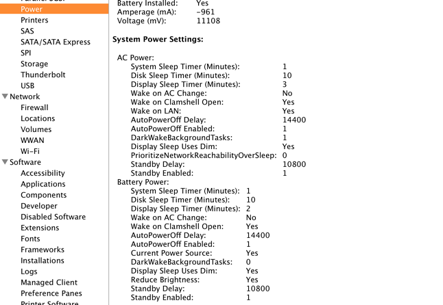 System Info