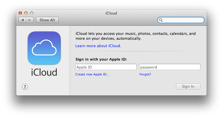 iCloud