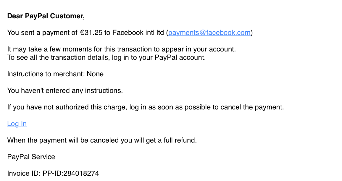Not PayPal