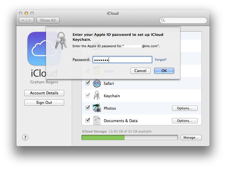 iCloud Keychain