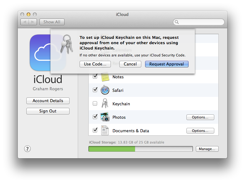 iCloud Keychain