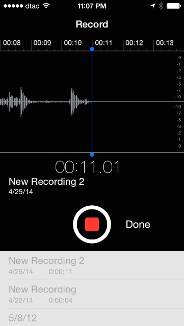 Sound recording