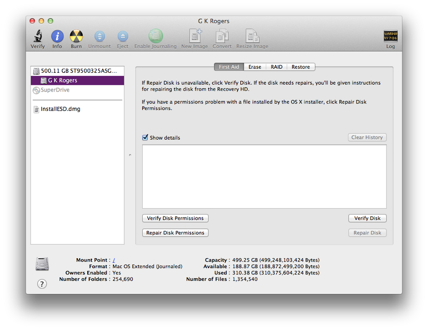 Disk Utility