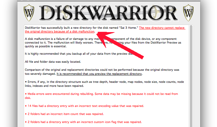 Disk Warrior