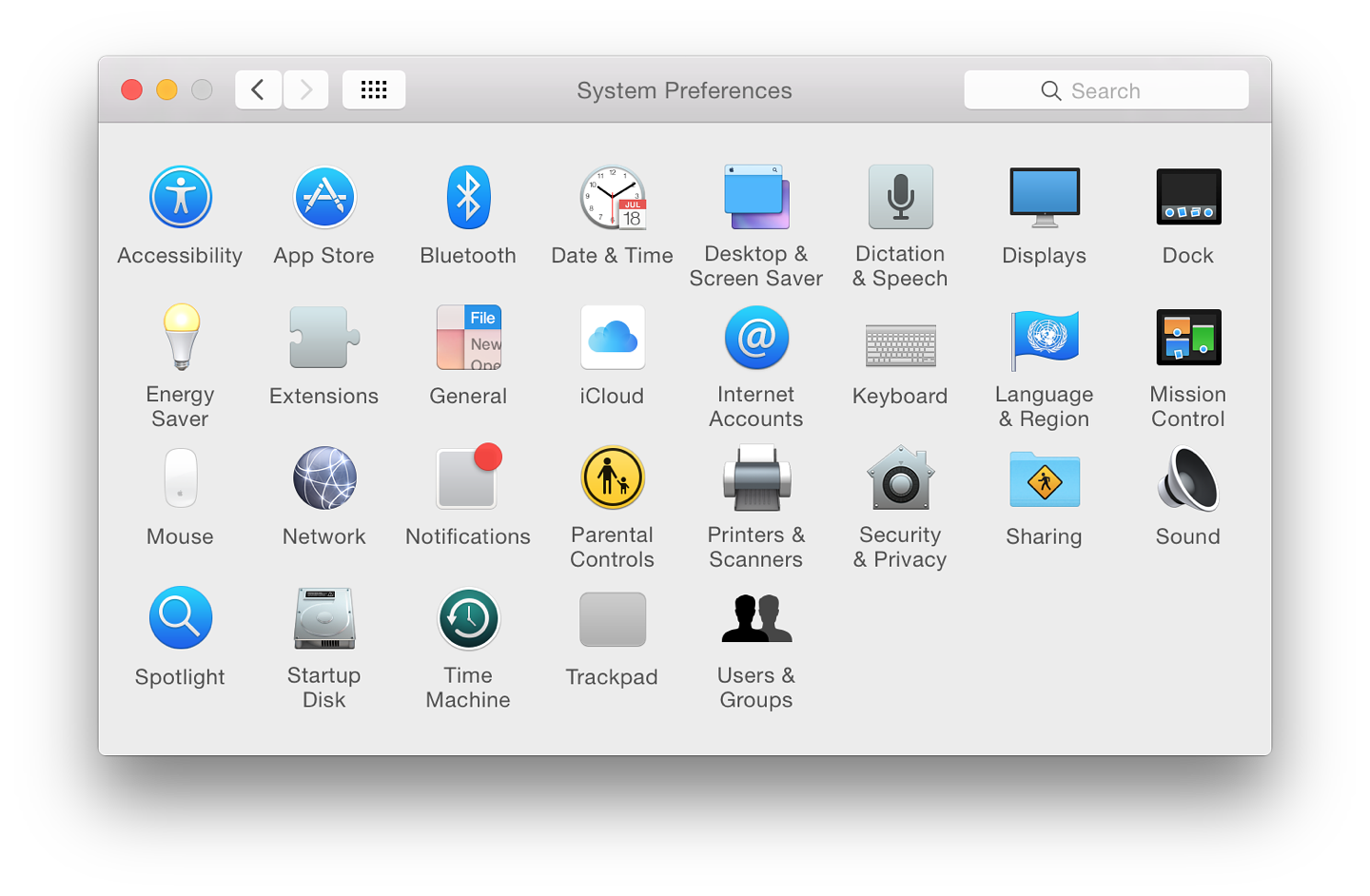 System Preferences