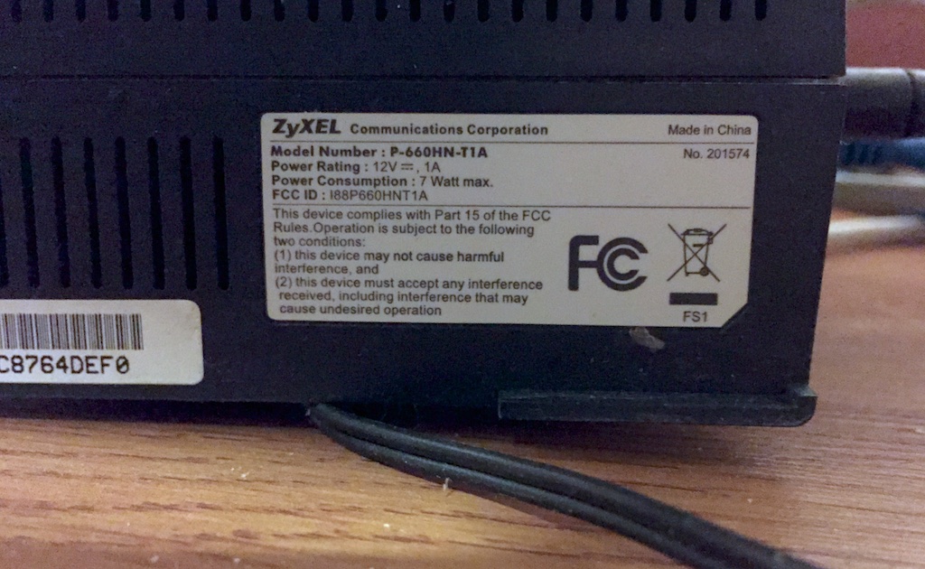 Zyxel Router