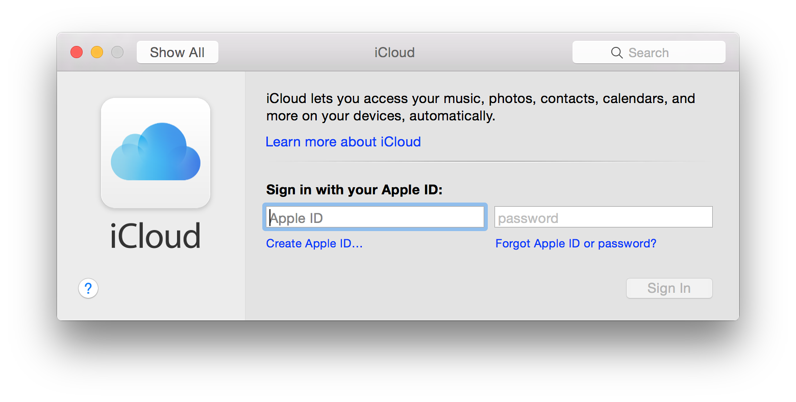 iCloud