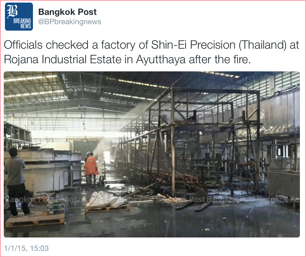 Bangkok Post Tweet