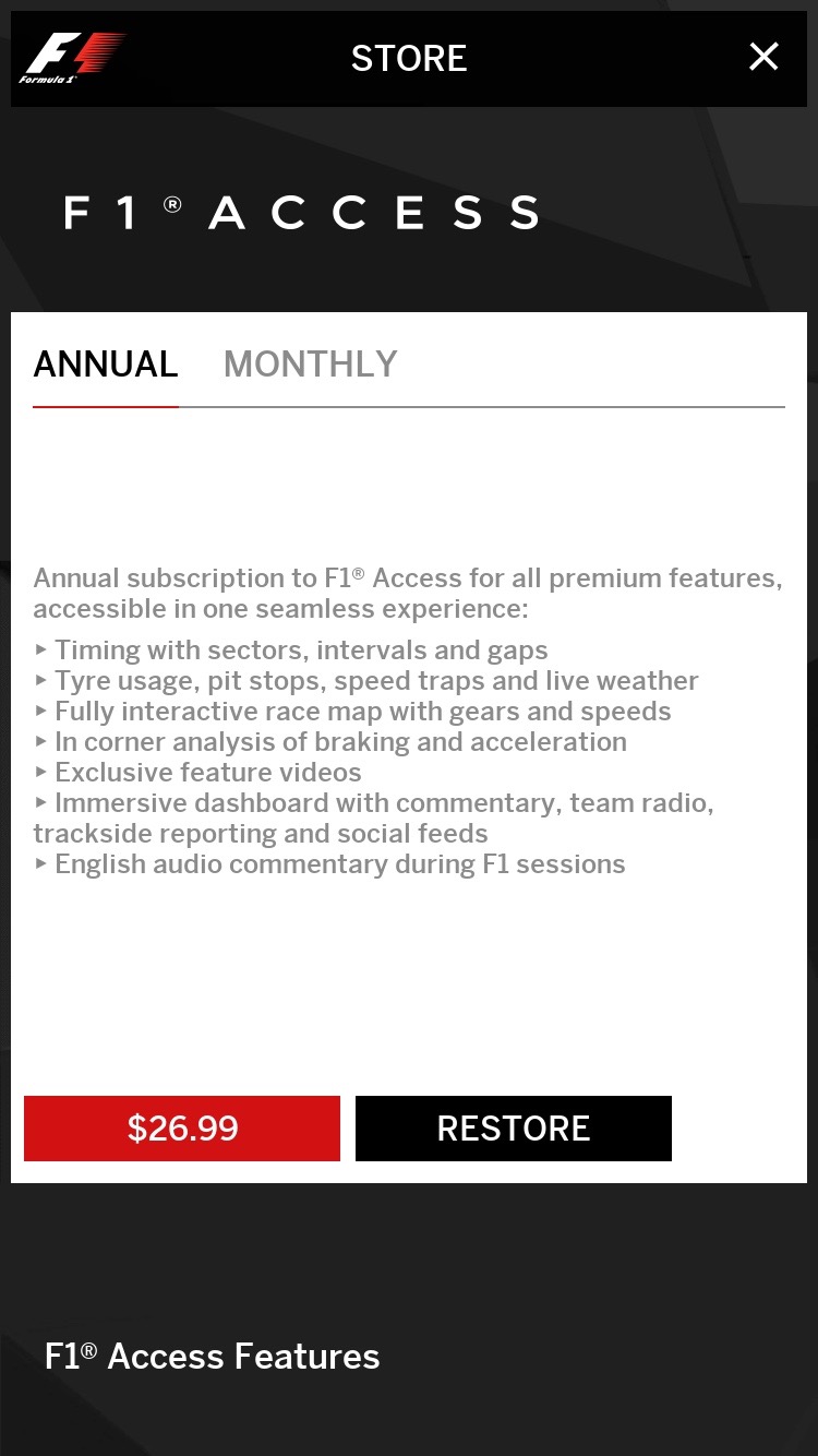 F1 App