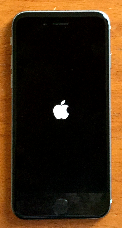 iPhone blue screen