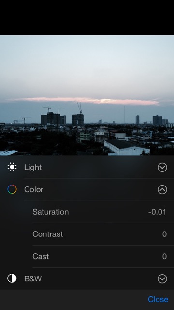 Editing in Photos