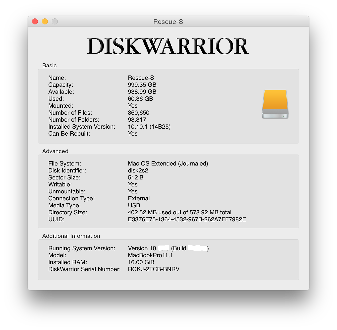 Disk Warrior