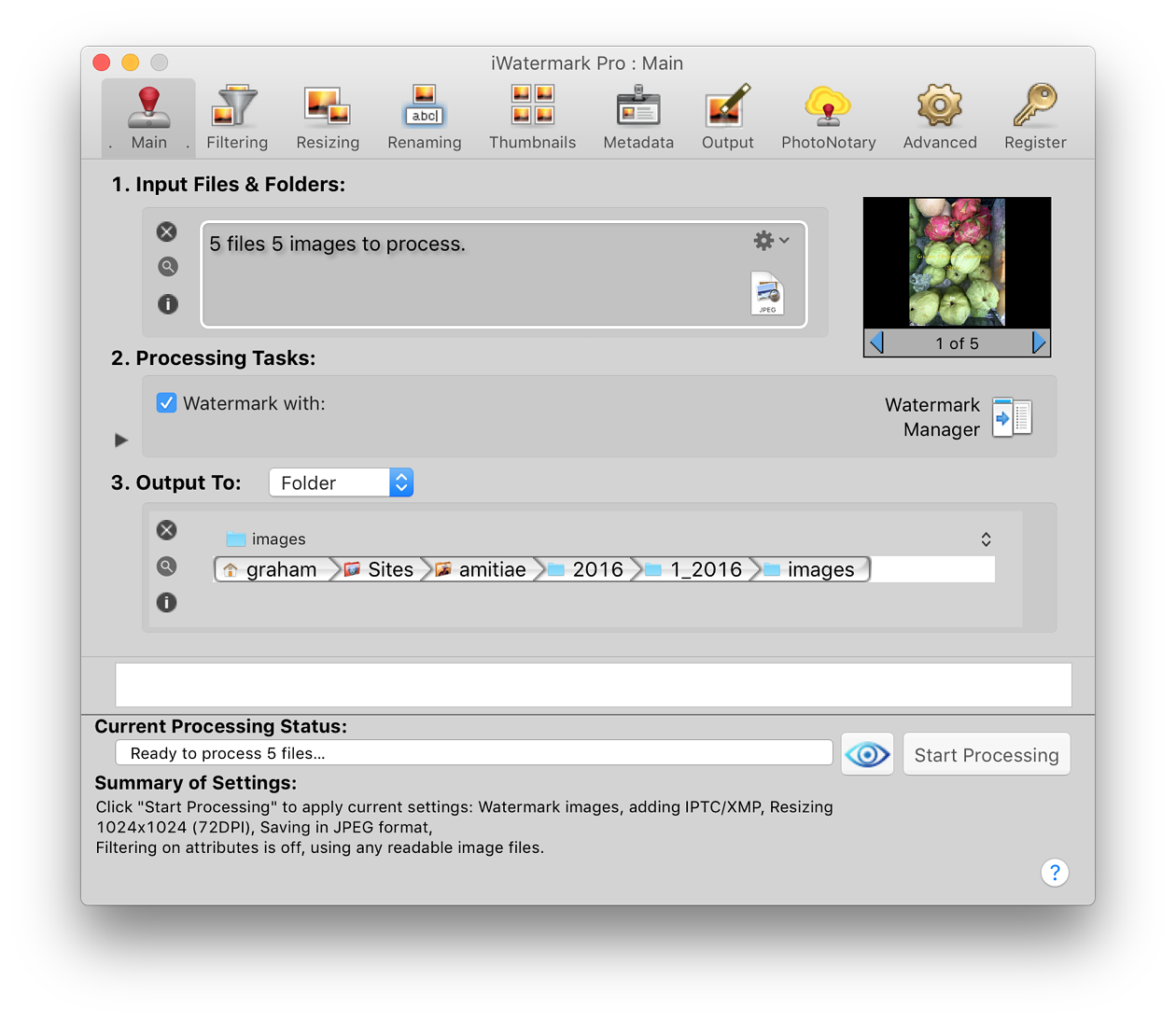 Aplicativo de vídeo iWatermark + iOS # 1 Watermark Photos