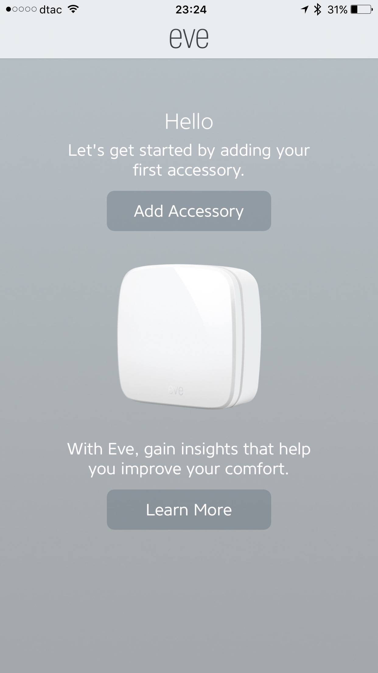 Elgato Eve app