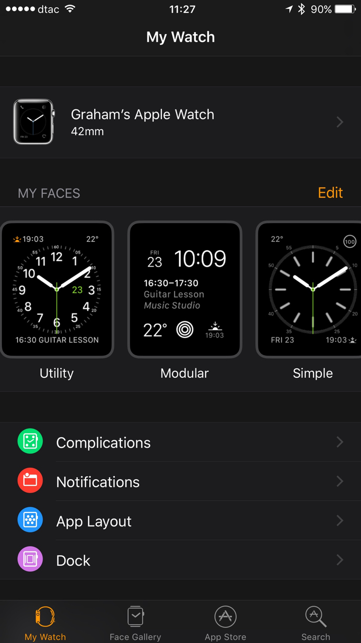 Apple Watch app