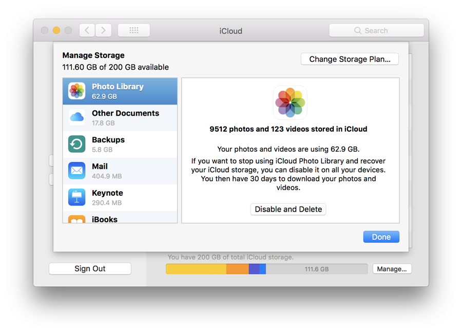 iCloud