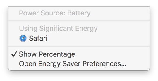 Battery condition