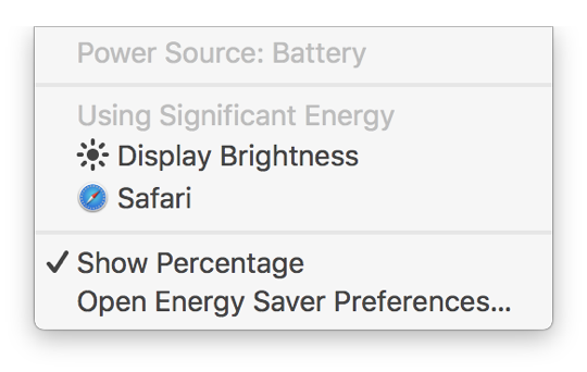 Battery condition