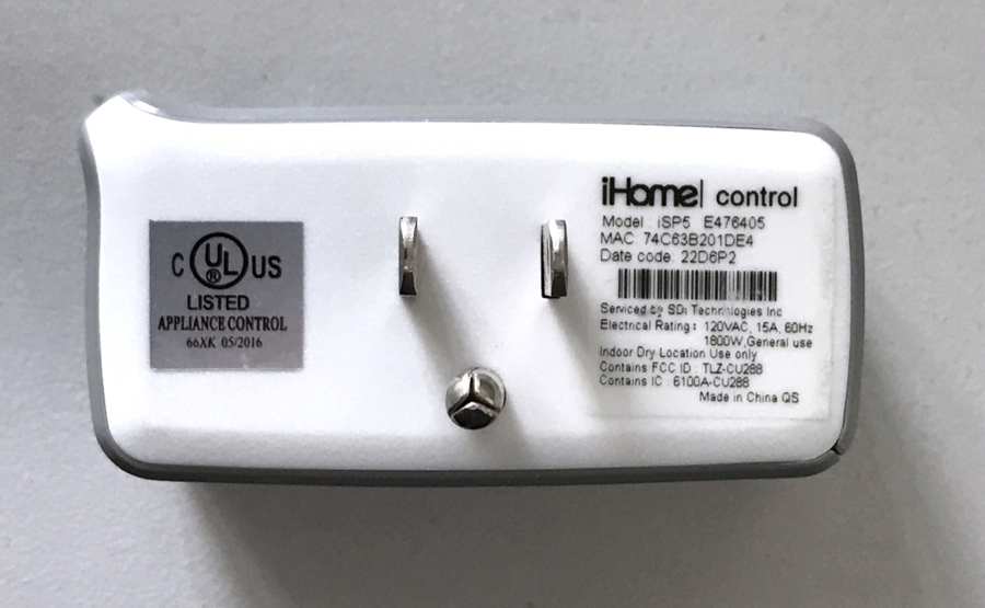 iHome plug