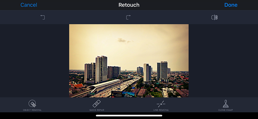 TouchRetouch on the iPhone