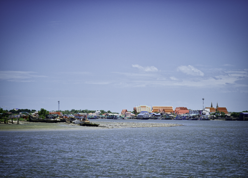 The river nears the sea