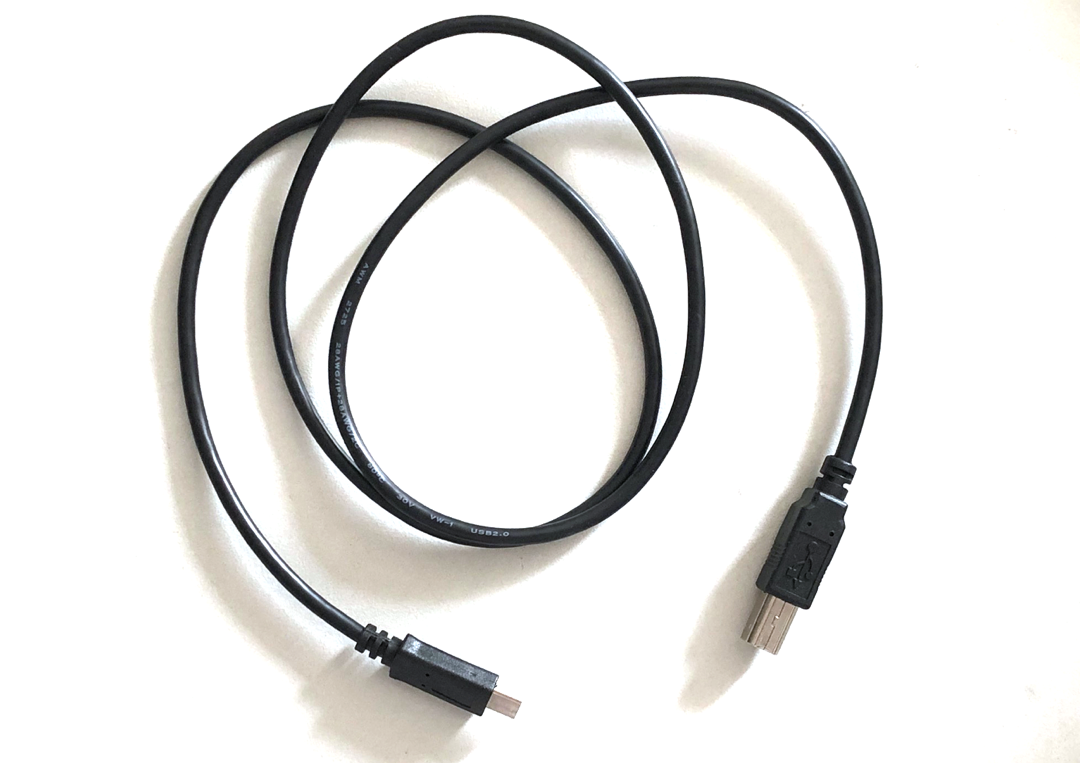 USB Type B to USB-C cable