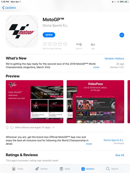 MotoGP pages