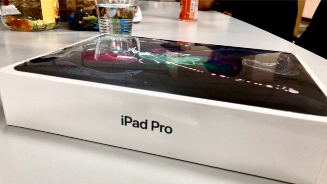 iPad Pro in the box