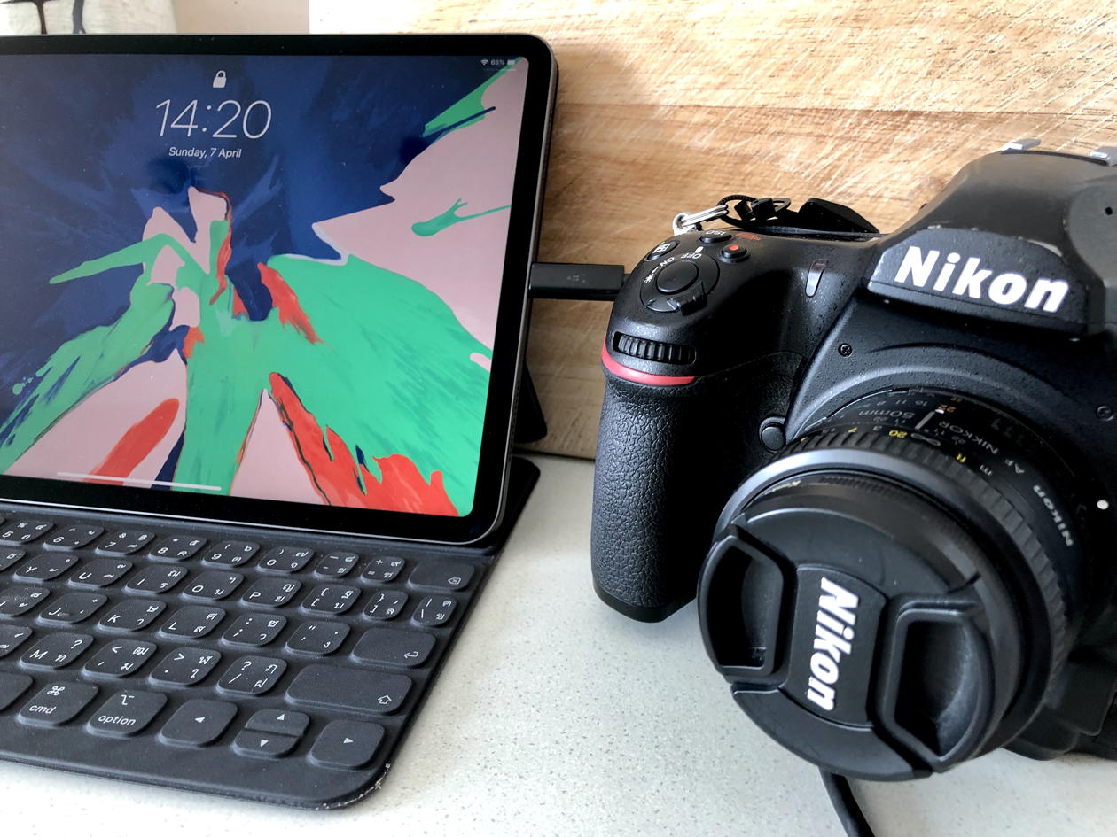 iPad Pro and Nikon D850