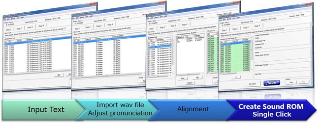 Epson voice/audio data PC tool