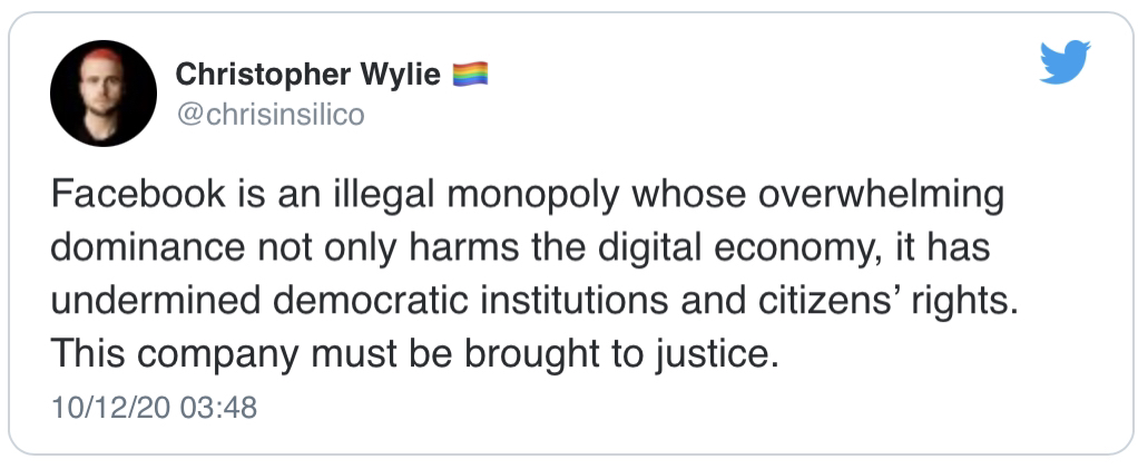 Christopher Wylie Tweet