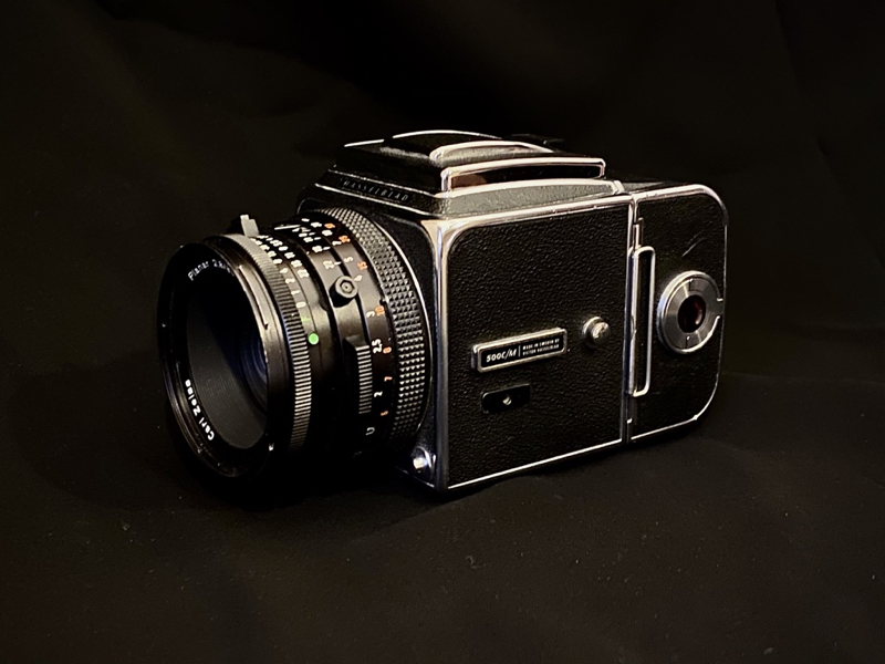 Hasselblad with 75mm lens