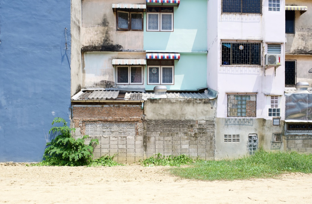 Backs of houses