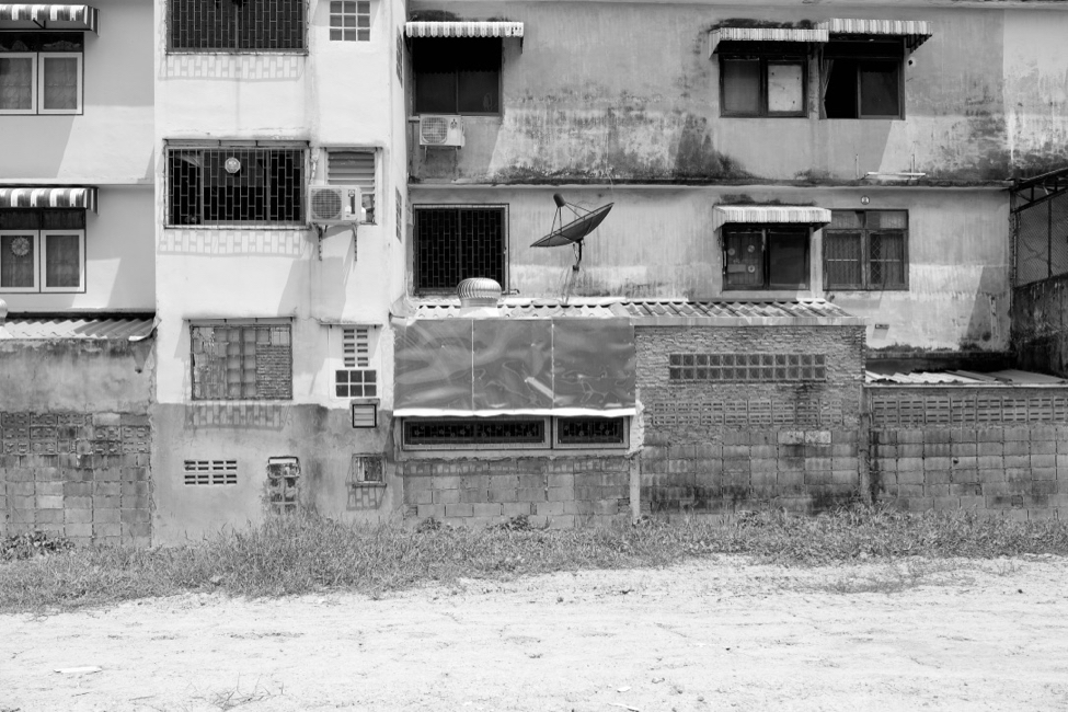 Backs of houses