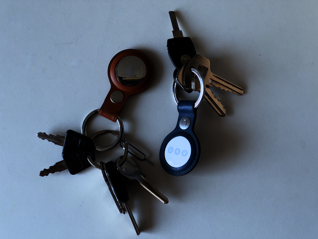 AirTags with keys