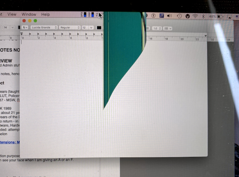 MacBook Pro screen problem