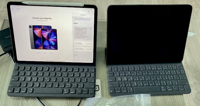 iPad Pro - new and old