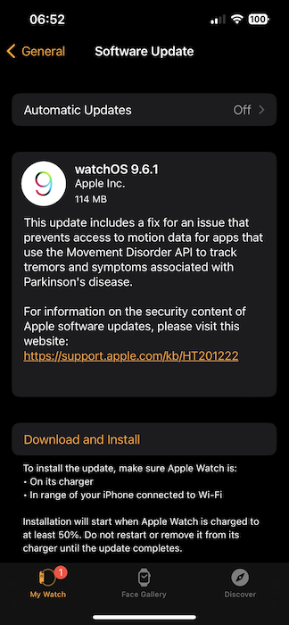 OS updates