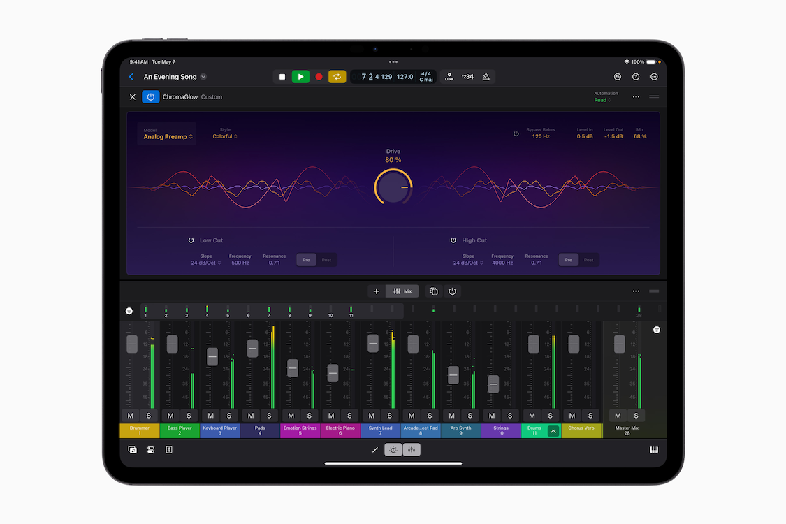 Logic Pro for the iPad