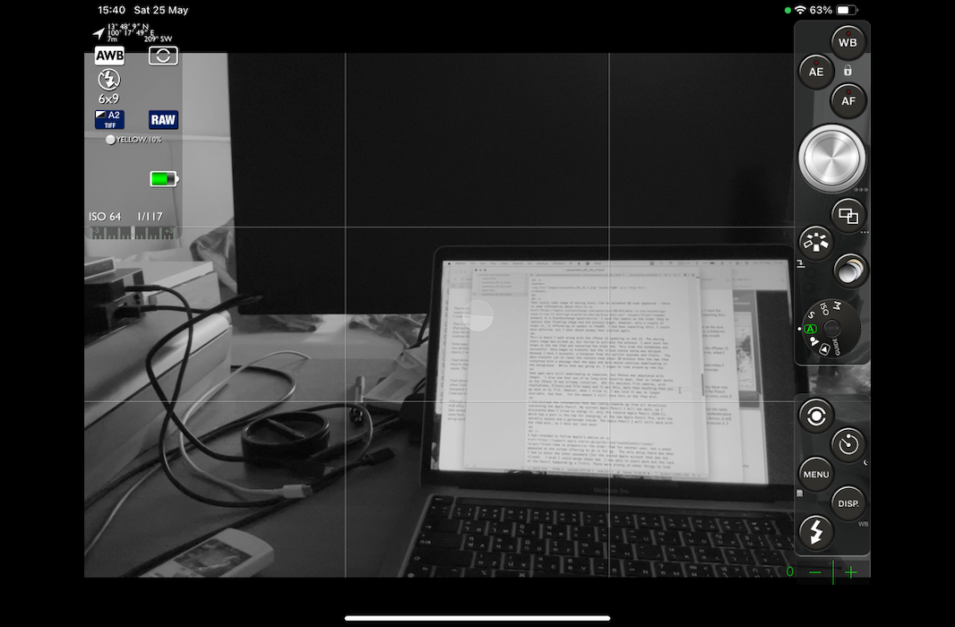 645 Pro on the iPad mini
