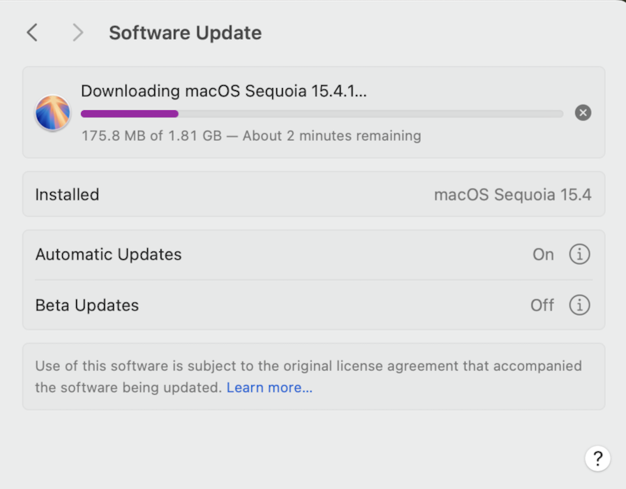 OS updates
